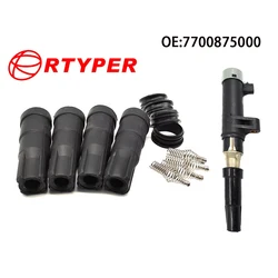 Ignition Coil Rubber Kit 4408389 4432202 For Renault Clio II  Megane Kangoo Modus Compatible With 8200765882 7700875000 78419001
