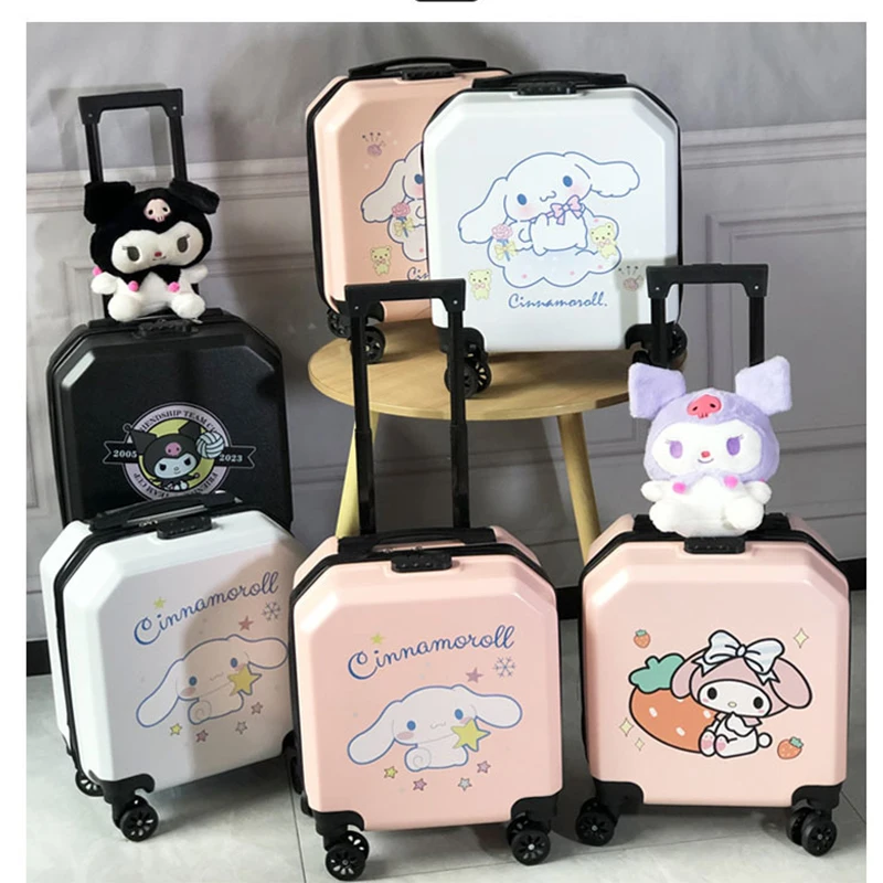 Sanrio Cinnamorll My Melody Kuromi Trolley Case – Der perfekte Reisebegleiter für Anime-Fans und kleine Traumreisende