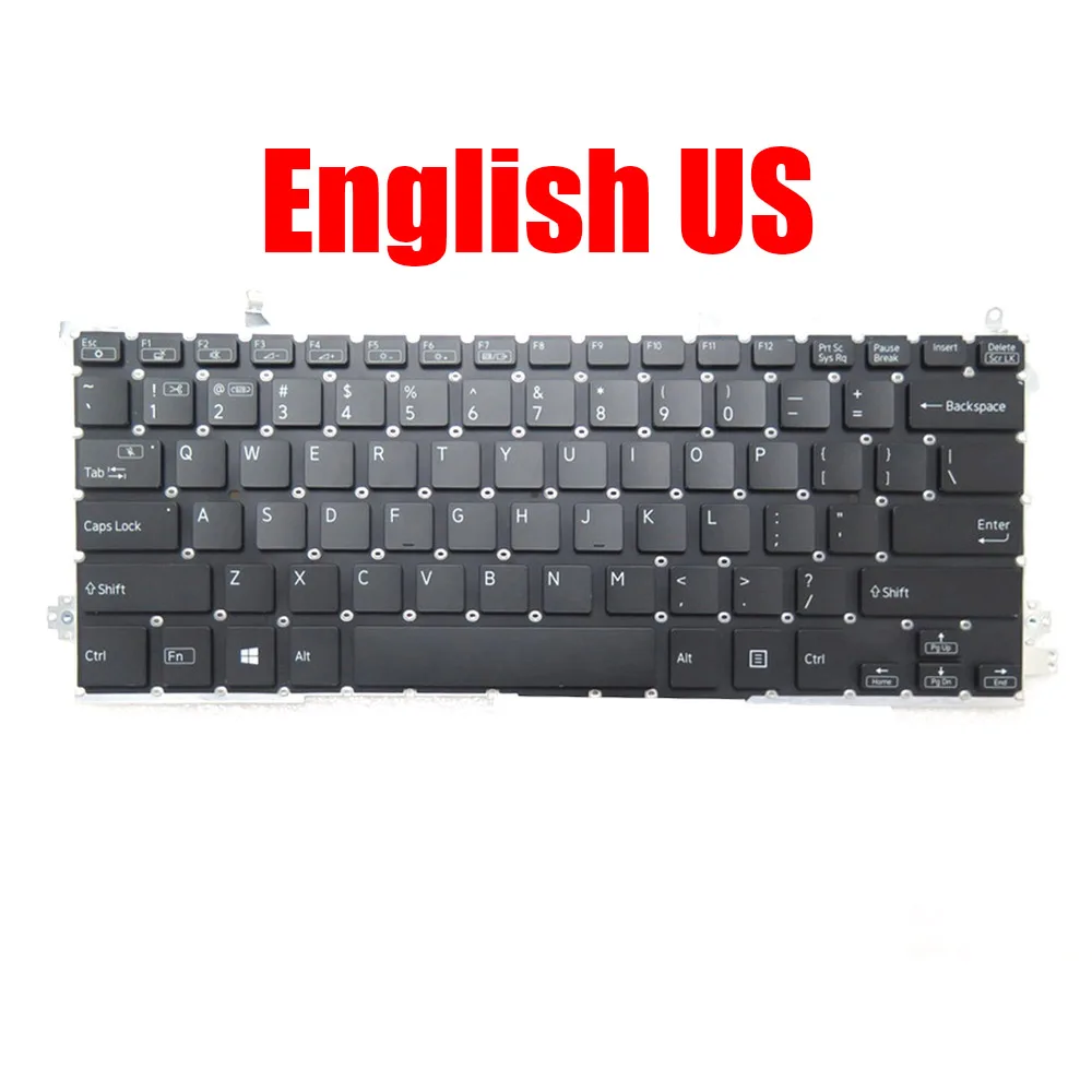 

1V0114012 20C2B-US 20C2CS54US 1 English US Laptop Keyboard Black With Backlit