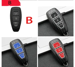 Car Styling Key Remote Key Fob Case Cover Keychain for Ford Fiesta Focus 3 4 MK3 MK4 Mondeo Ecosport Kuga Focus ST