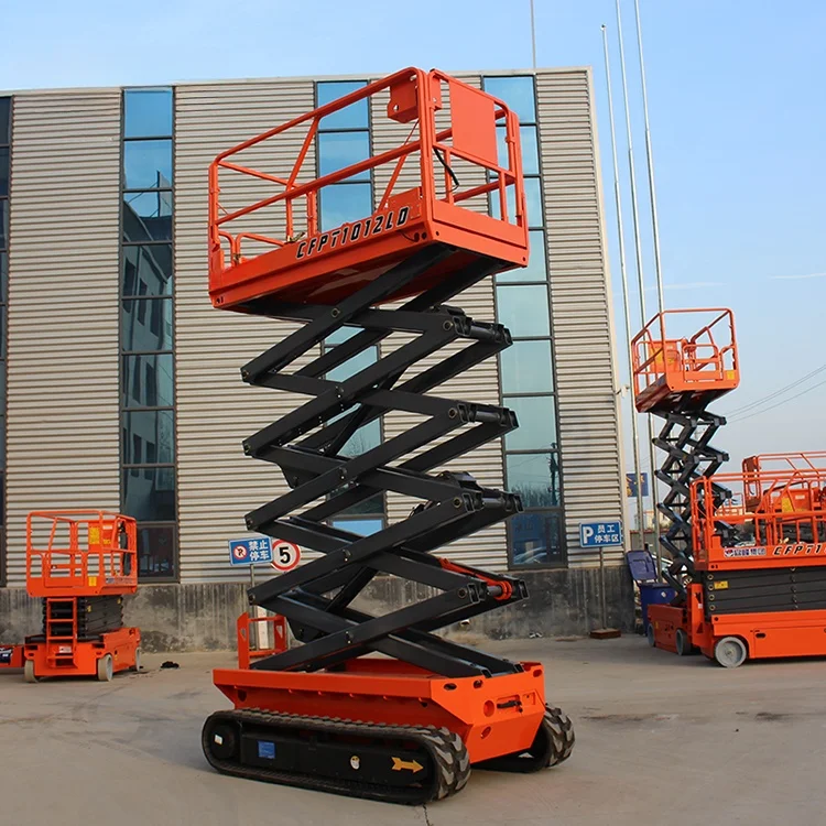 YG Hydraulic Scissor Lift Electric Track Crawler Scissor Lift Man Lift/Diesel Tracked Scissor Lift/All Terrain Lift Platform