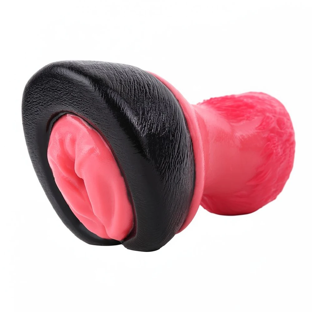 Furry Horse Hoof Male Masturbator Cup Centaur Beast Black Hoof Entry Pink Vagina Fantasy Stroker Soft Silicone Sex Toy for Men