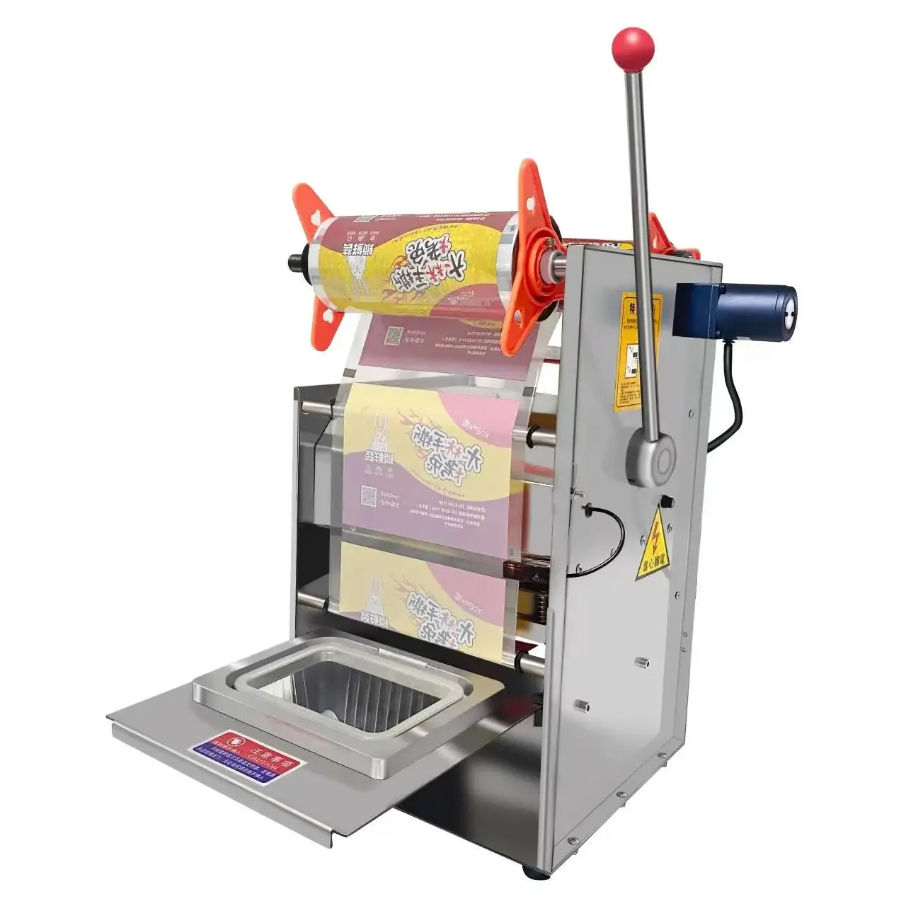 Manual Desktop Fast Food Tray Sealing Machine Tray Sealer Packaging Machine