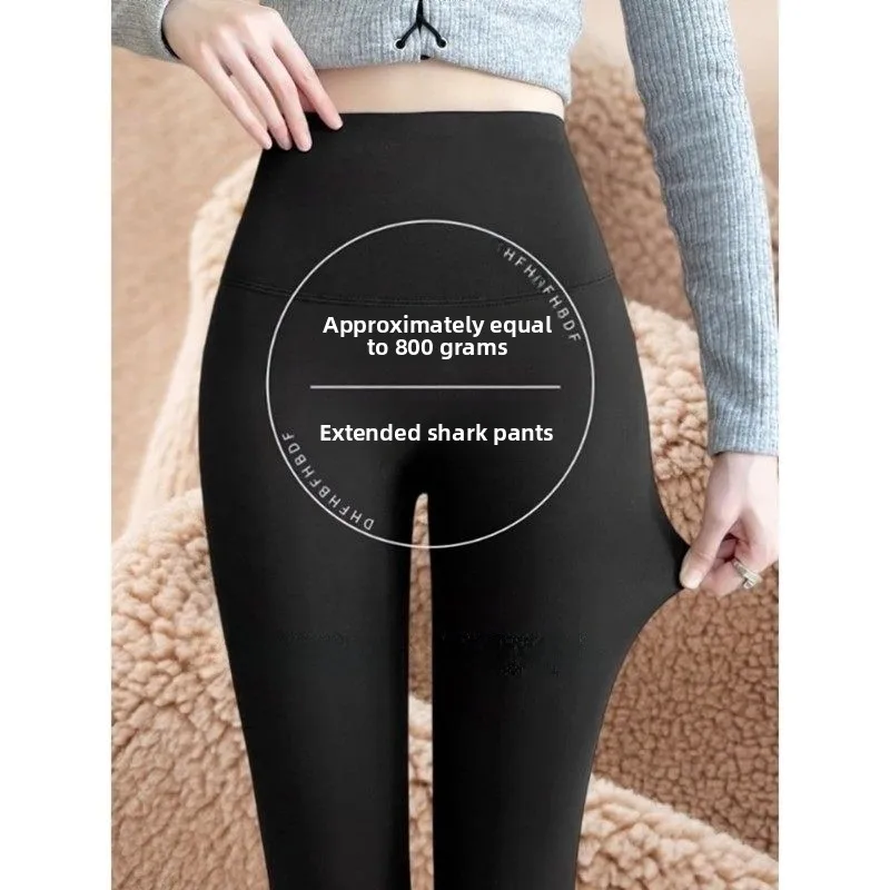 

Женские утепленные леггинсы с высокой талией и флисовой подкладкой для йоги и фитнеса, осенне-зимние, с эффектом утяжки живота