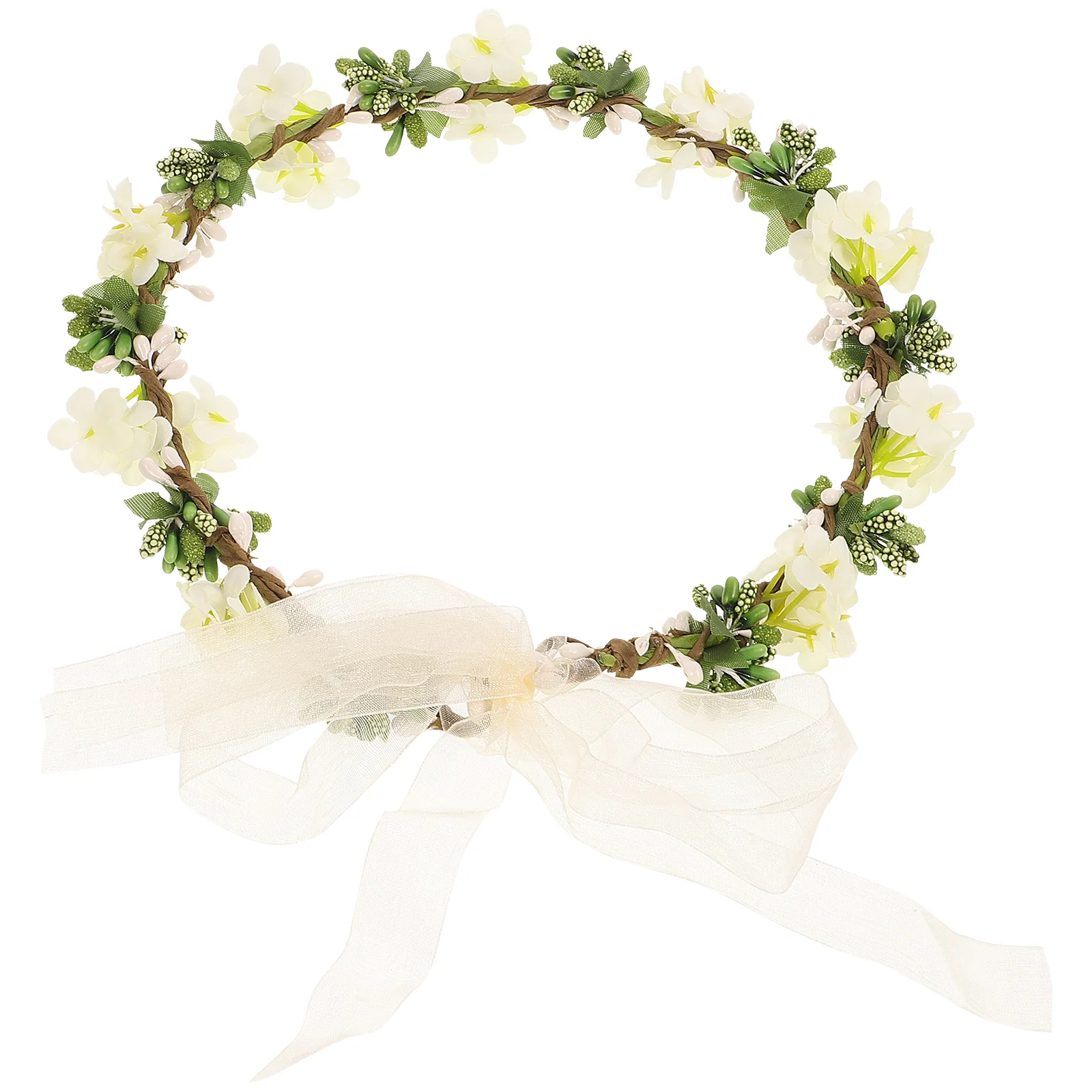 Bandas para el pelo para mujer, accesorios de boda, tocado nupcial, diadema de flores, Miss Garland