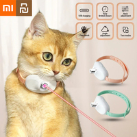 Xiaomi USB Rechargeable Pointer Smart Laser Tease Cat Collar Electric Kitten Toys Interactive Training Pet Accessories Goods