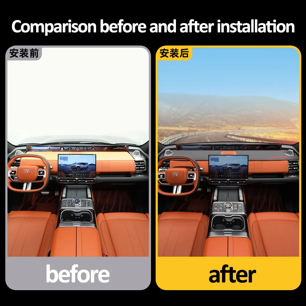 Instrument Panel Light Shielding Pad Car Modification Accessories For Chery Jetour G700 2025 2026 Leather Sunscreen Pad