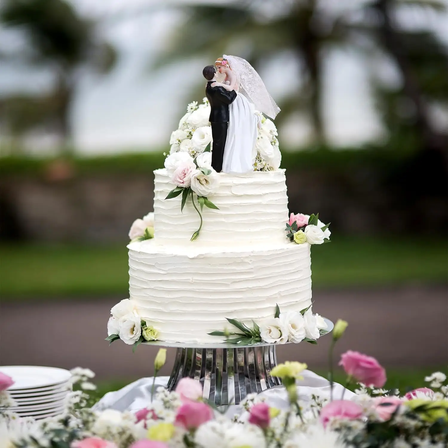 

New Cake Toppers Dolls Bride and Groom Figurines Funny Wedding Cake Toppers Stand Topper Decoration Supplies Marry Figurine