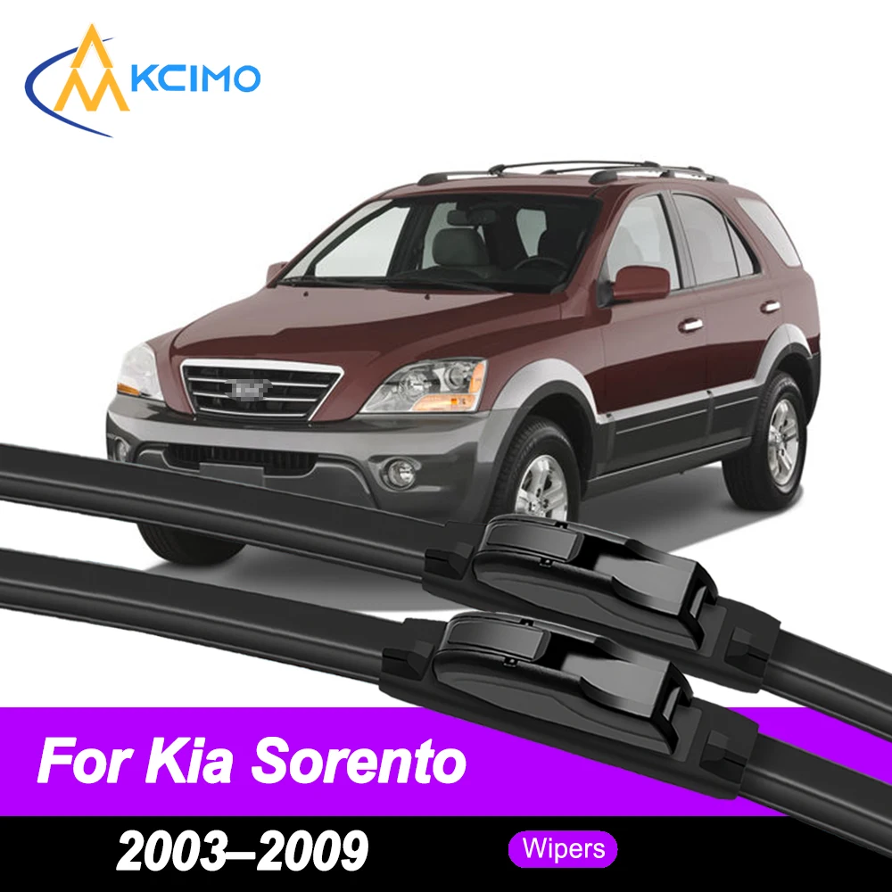 

2Pcs Front Windshield Wiper Blades For Kia Sorento BL 2003–2009 Windscreen Window Car Accessories 2004 2005 2006 2007 2008