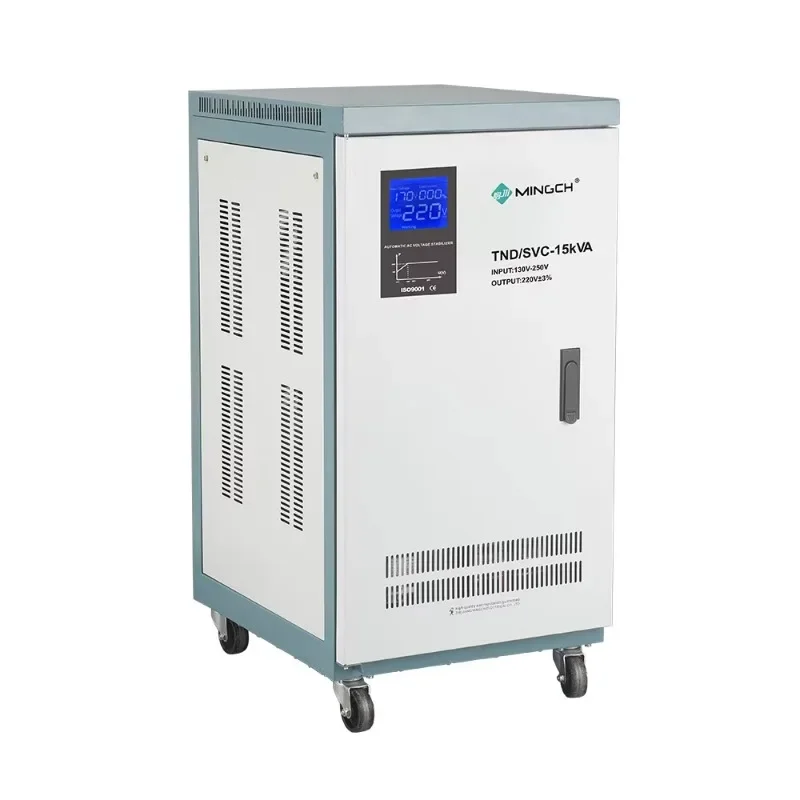 Single phase 120V 220V 230V SVC 5KVA 10 KW 10KVA 15KVA 20KVA copper servo motor automatic voltage regulator