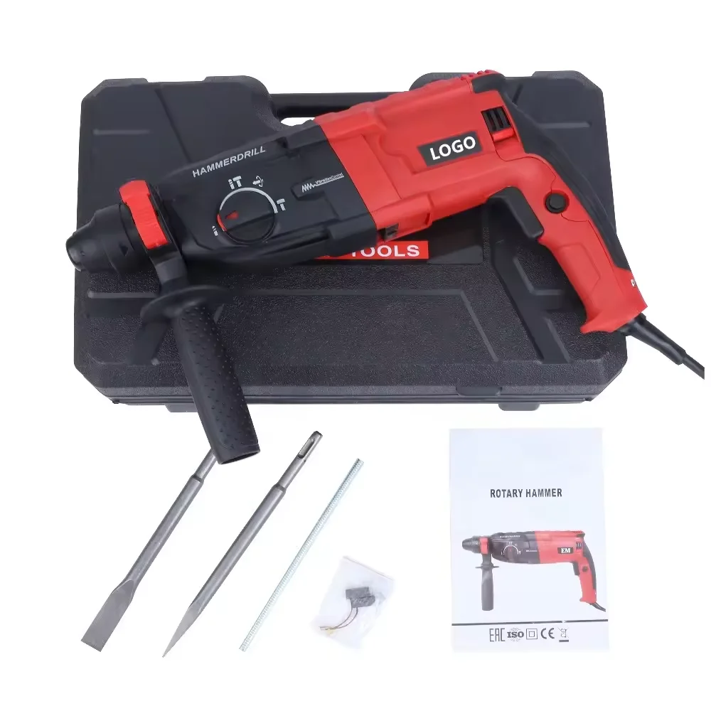 

2-28 Rotary Hammer 900W SDS Plus 4 Functions Electric Hammer 28mm Impact Power Hammer Drills