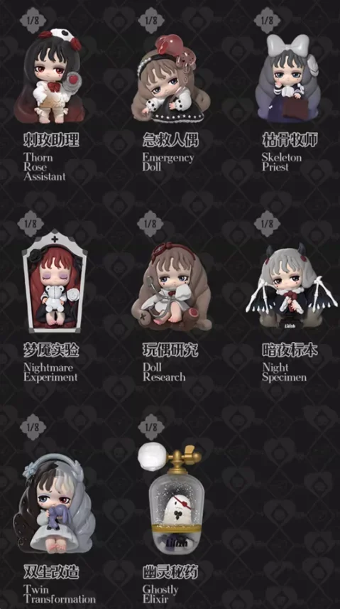 52TOYS Lilith Secret Experiment Series Blind Box Mystery Box Caixa Sorpresa Girls Anime Figures Cute Model Birthday Gift image 3