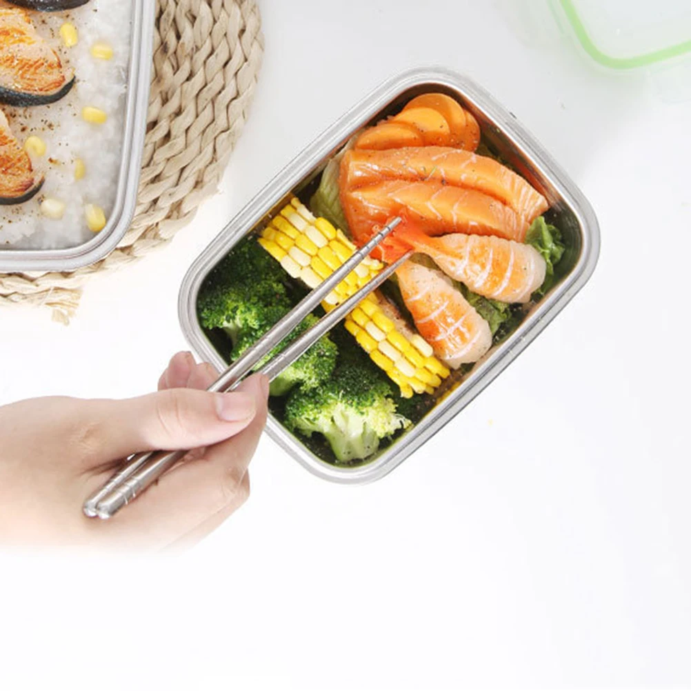 

850Ml Stainless Steel Lunch Box Thermal Insulated Bowl with Airtight Lid for Travel Work School Salad Cereal Noodles Green