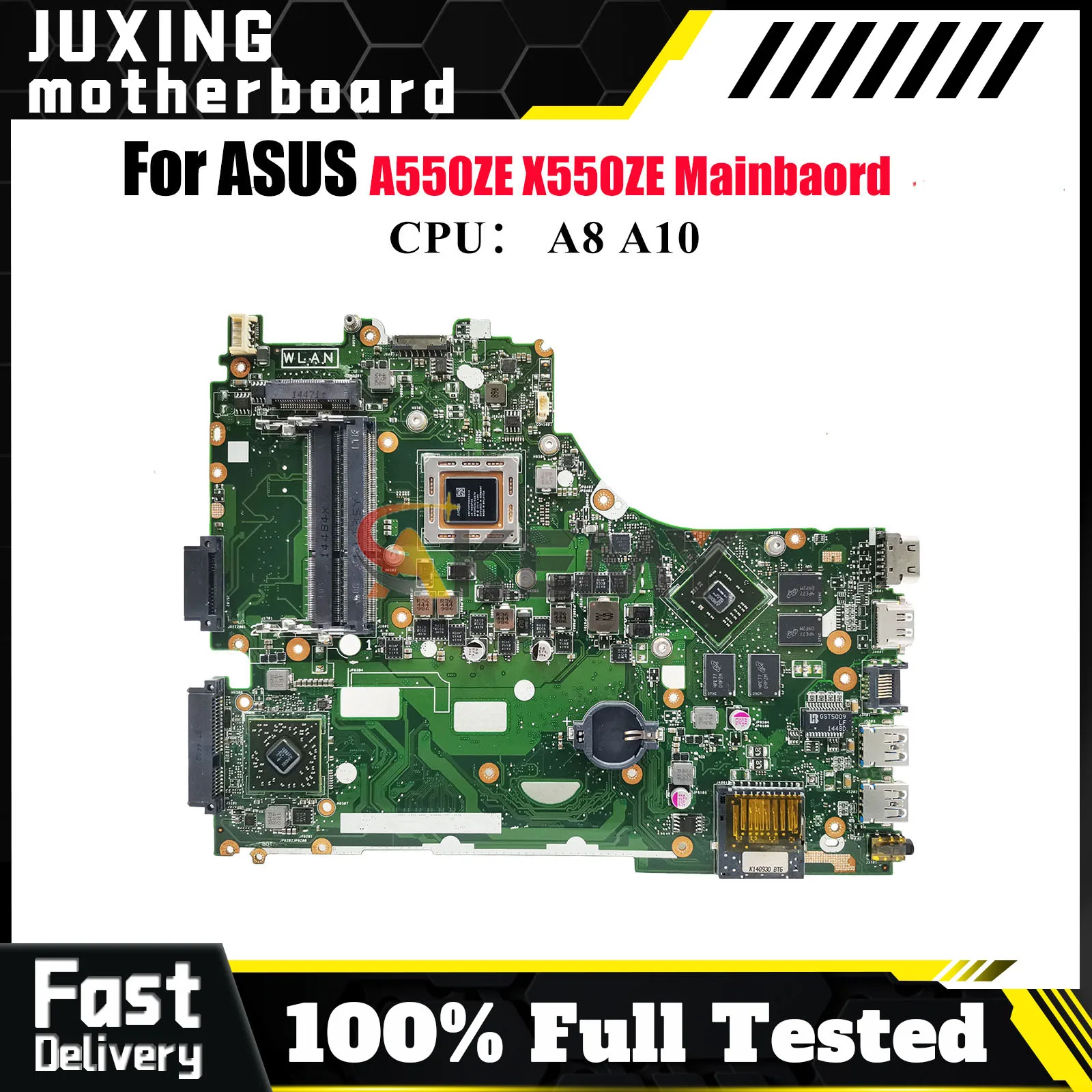 

X550ZE Материнская плата для ноутбука ASUS VivoBook X550ZE A550ZE VM590Z K550ZE A555Z K555Z F550ZE X550Z Материнская плата с процессором A8 A10 stk