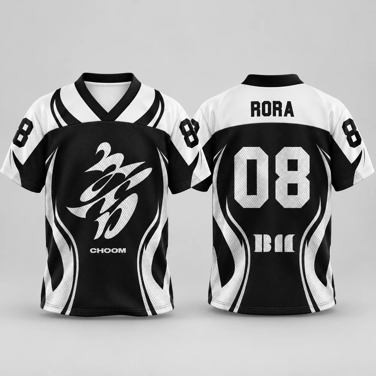 KPOP-Style Fußballtrikot Koreanische Idol-Mode Vintage Fußballshirt Unisex Streetwear Oversized Sport-T-Shirt Fan-Geschenk – Detail 8