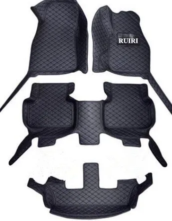 Custom car floor mats for Right hand drive Toyota Highlander 7 seats 2026-2021 Best quality rugs durable waterproof carpets