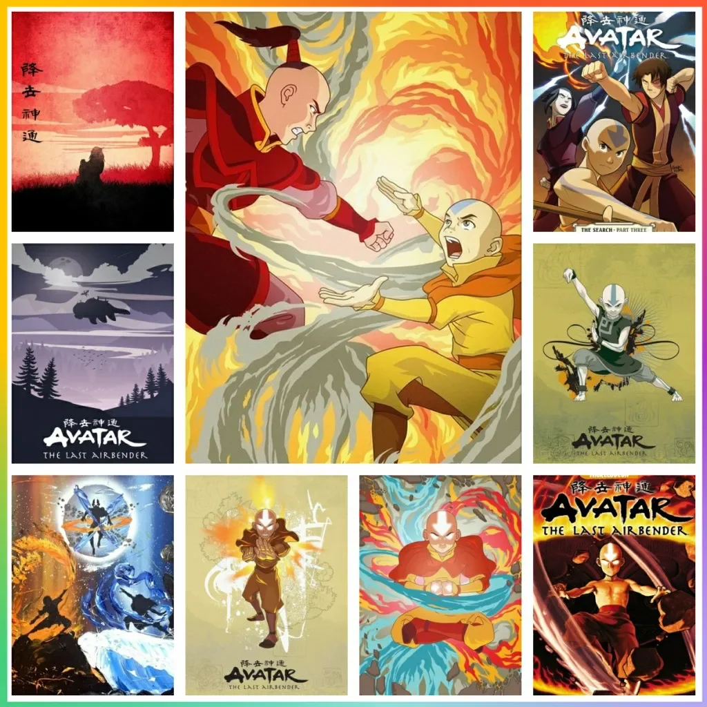 

Avatar The Last Airbender Classic Anime Mosaic Embroidery Diamond Painting 5D DIY Art Cross Stitch Set Room Decor Novelty Pictur