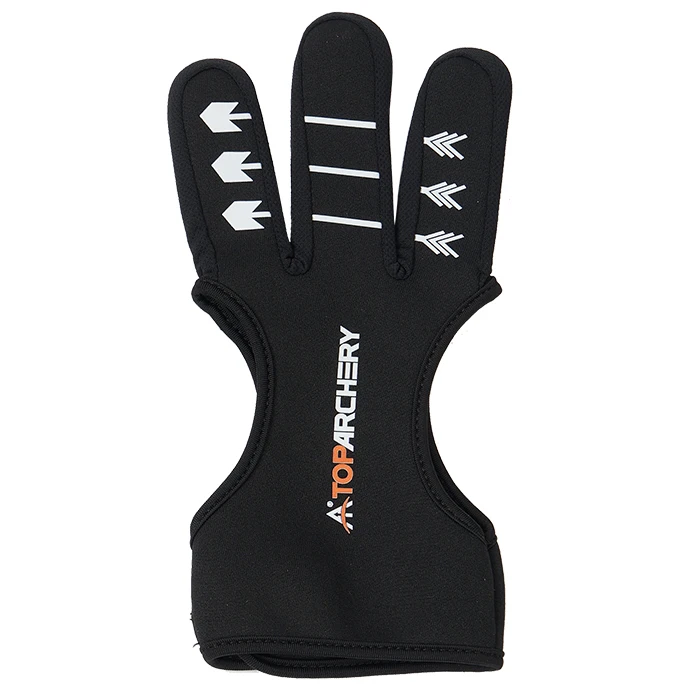 Bogenschießen Handschuh Drei Finger Schutz Schießen Handschuhe Finger Tab für Männer Frauen Erwachsene Jugend Anfänger Recurve Bogen Jagd Zubehör