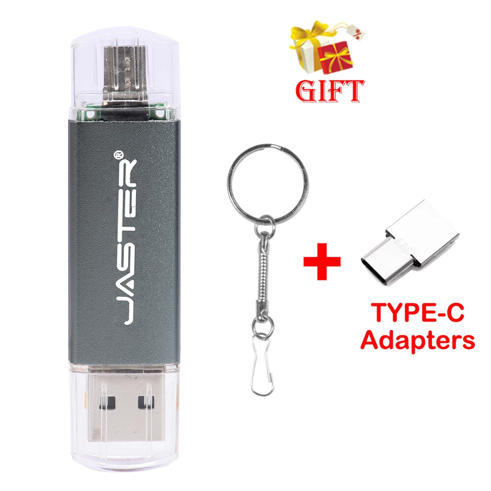Jaster Nieuwe Draagbare Usb Flash Drives Metalen Pen Drive Met Sleutelhanger Memory Stick 64Gb/32Gb/16Gb/8Gb/4Gb Pendrive U Di