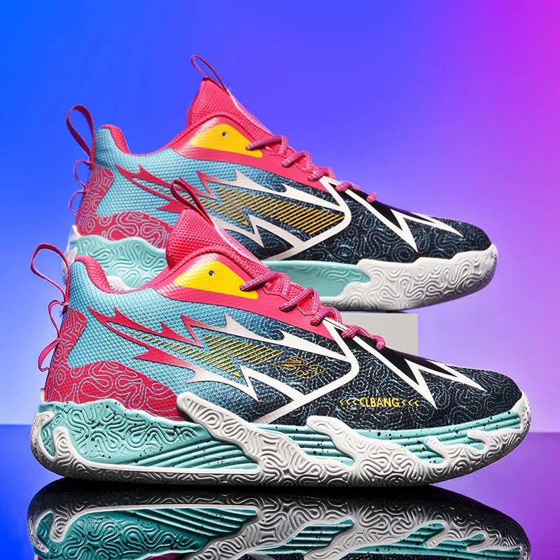 

Оригинальные баскетбольные кроссовки, амортизирующие сетчатые четырехсезонные дышащие Нескользящие износостойкие амортизирующие Молодежные спортивные ботинки для студентов для мужчин