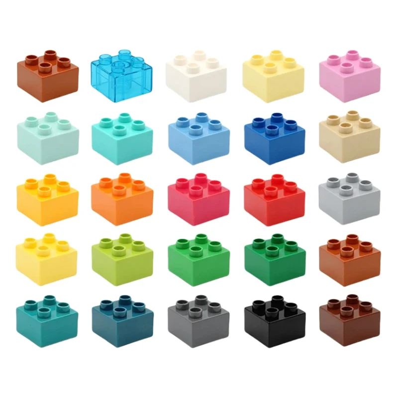 

Big Size Creative Building Blocks Set Colorful Classic Basic Silde Bricks DIY Toys For Kids Baby Christmas Gift