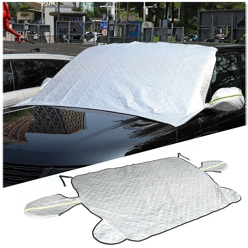 For Land Rover Range Rover Sport 2023 Cotton Velvet Car Windshield Snow Anti Frost Cover Winter Ice Snow Shield Car Accessories