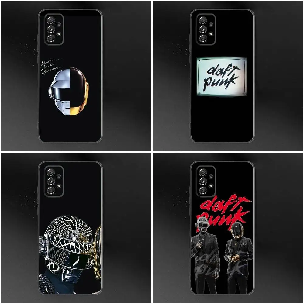 

D-Daft Punk Phone Case For Samsung Galaxy S25,S24,S21,S22,S23,S30,Ultra,S20,Plus,Fe,Lite,Note,10,9,5G Black Cover