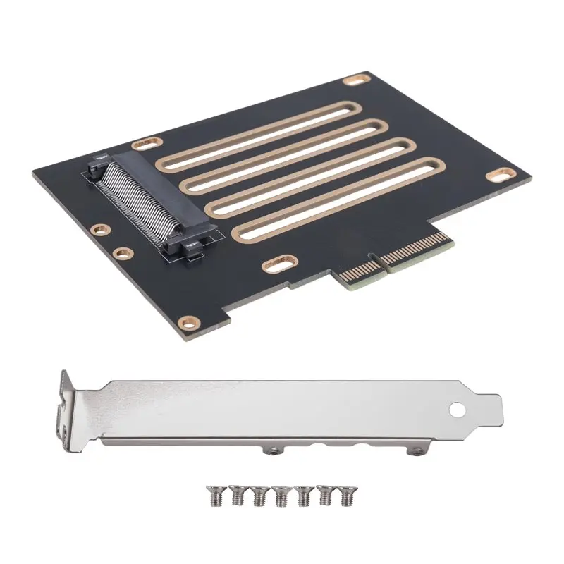 M52K-Nvme SSD Adapter Card U. 2 SFF-8639 To PCI-E 3.0 Riser Card, For High-Speed Servers U. 2 SFF-8639 To Pcie X4/X8/X16