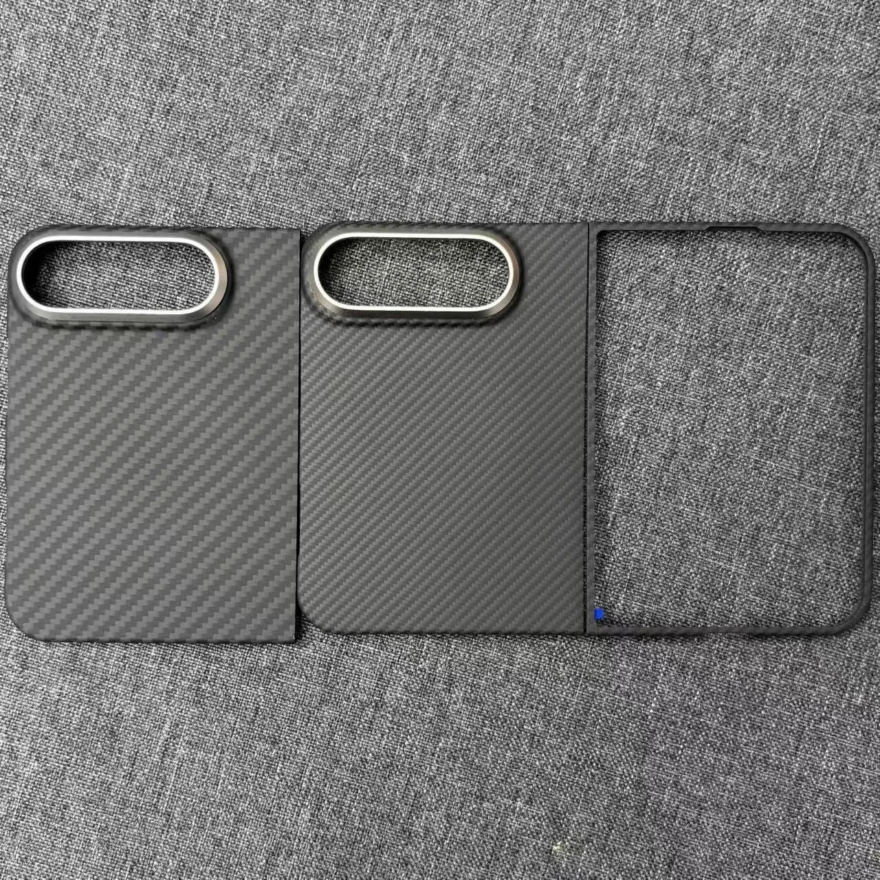 Business Design Carbon Fiber Texture Phone Case for iPhone Duo iphone 18 DUO Wide Slim Shockproof Bumper Front and Rear Cover
