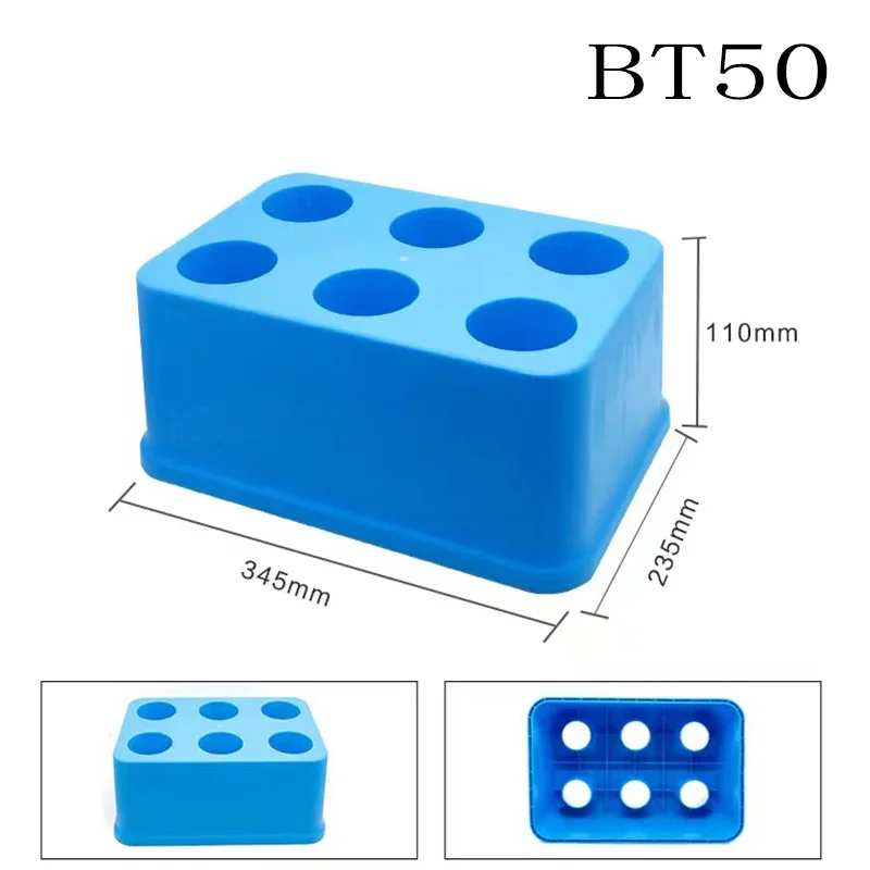 BT40 Tool Holder BT30 BT50 Storage Box Rack Milling Cutter Case Hard Plastic Tool Holder Organizer CNC Machining Center Tools