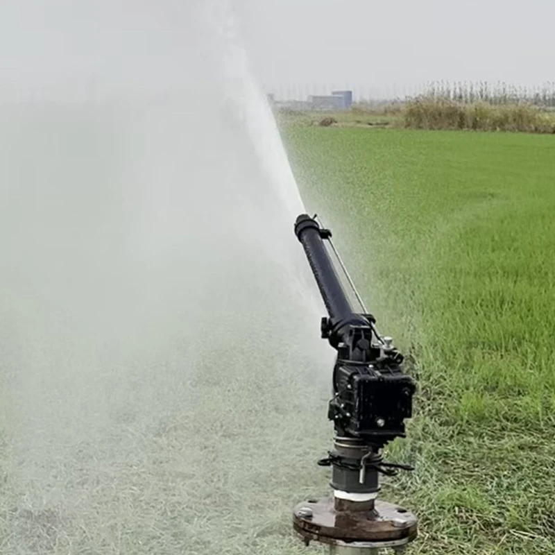 Strong Big Rain Gun Sprinkler 35 Agricultural Metal Rocker Sprinkler Elevation Angle 0-48° Range 40-71m For Farmland Irrigation