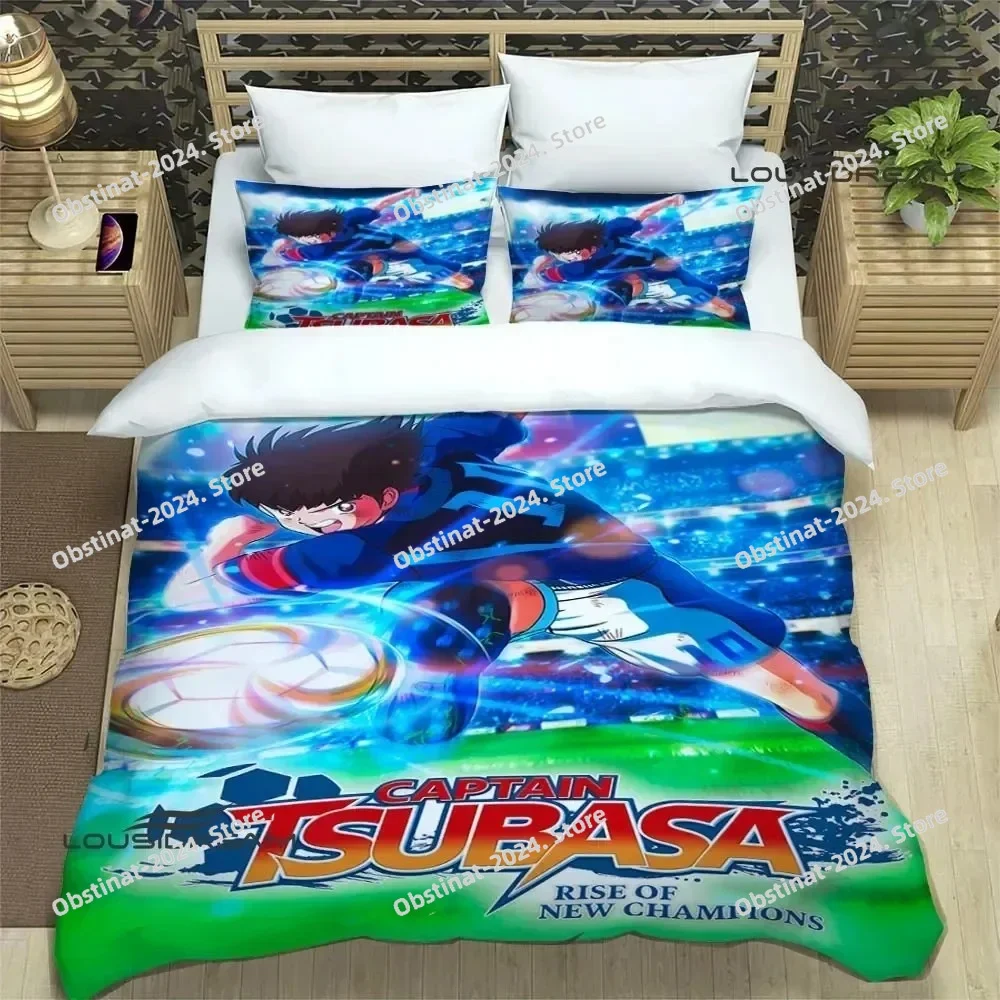 

Captain Tsubasa Cartoon Bedding Sets exquisite bed supplies set duvet cover bed comforter set bedding set luxury birthday gift