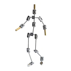 Armature Kit - DIY Metal Puppet Figure Skeleton, Easy To Assemble, Animated Character Design, For Stop Motion Animation-AT36