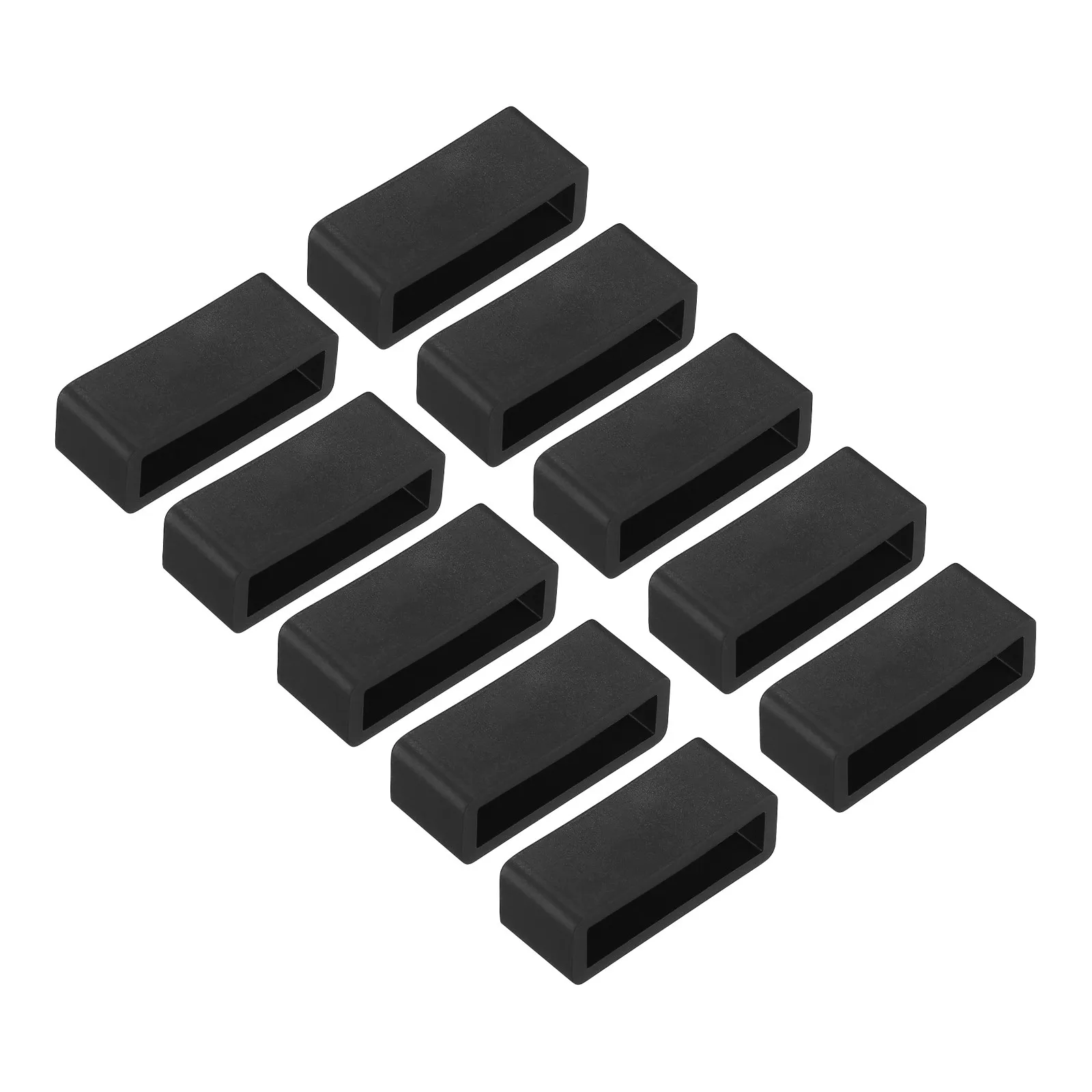 

10Pcs Watch Accessories 22Mm Silicone Band Holder Secure Loop for Watch Strap Fastening Retainer Bands Holder for Watches