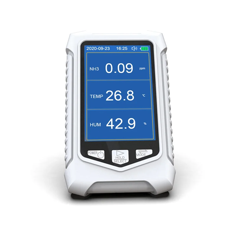 

B52C Air Quality Monitor, Ammonia Test Meter 3.5 Inch LCD NH3 Concentration Tester Ammonia Detector Ammonia Alarm Device