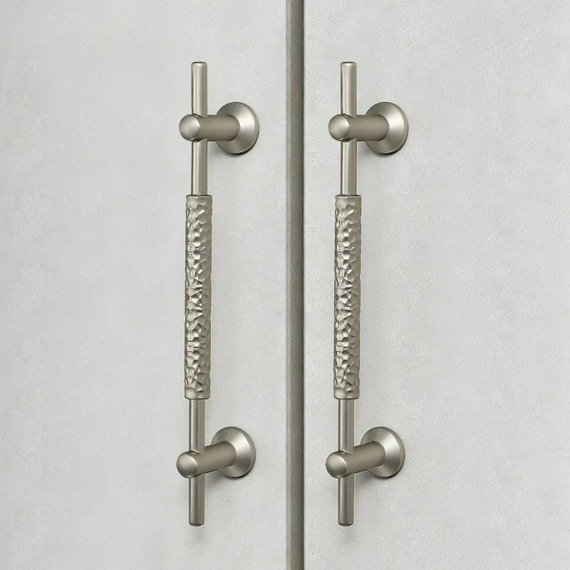 Matte Nickel Brushed Handle, Light Luxury Cabinet Door, Wardrobe Handle, Coffee Table, TV Cabinet, Entrance Cabinet Door Handle