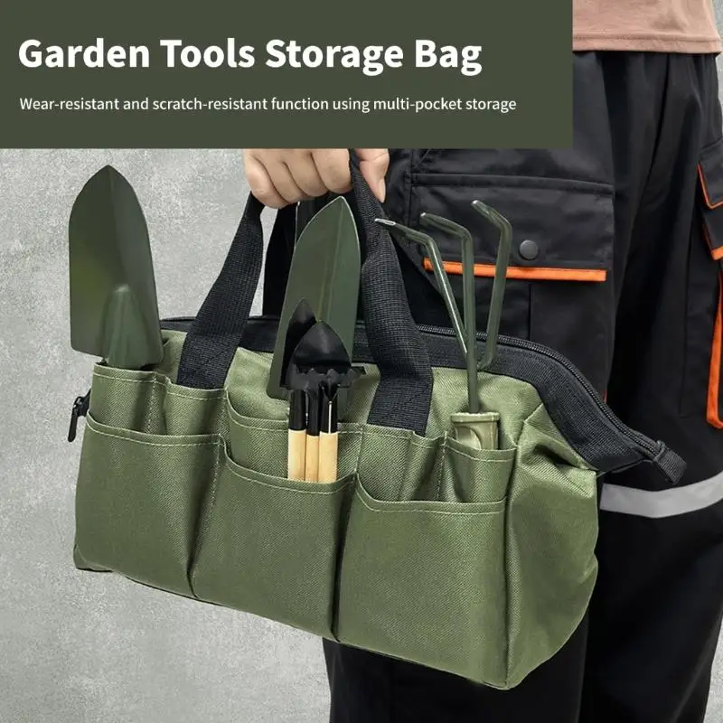 Professional Heavy Load Thick Tool Bag Multiple Pocket Strong Construction 37JD