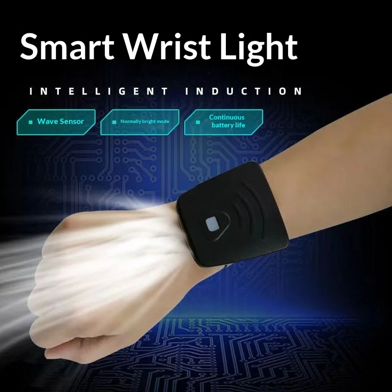 Creative Modern Silicone LED Wrist Light Multifunctional Mini Portable Outdoor Camping Bright Night Work Decor Novelty New