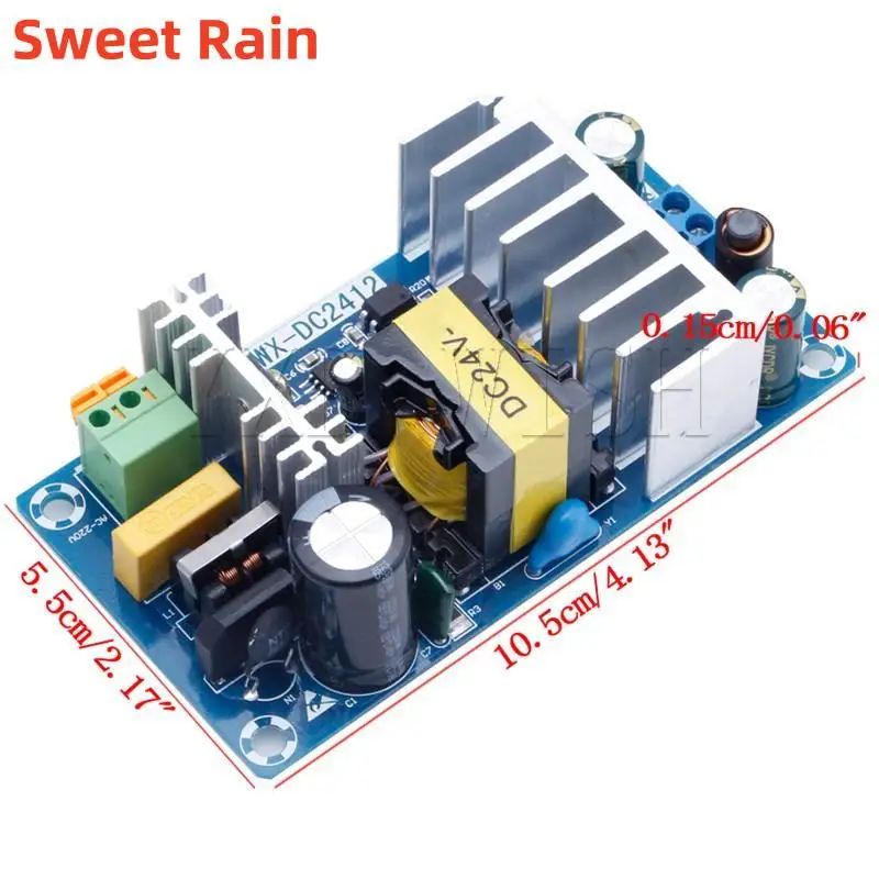 Power Supply Module AC 110V 220V to DC 24V 6A AC-DC Switching Power Supply Board AC-DC 24V 4A 6A Switch Circuit Board 85V-256V
