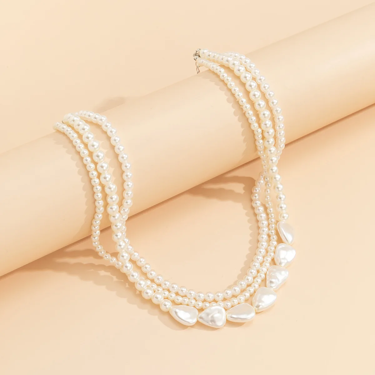 Pearl Elegant Necklaces Vintage Multilayer Chokers Necklace for Women Gold Color Bead Necklace 2023 Fashion Wedding Jewelry Gift