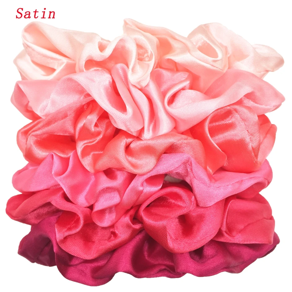 ชุดยางรัดผมแบบสครันชี่ สายรัดผ - Scrunchie Satin Set บทวิจารณ์และราคา
