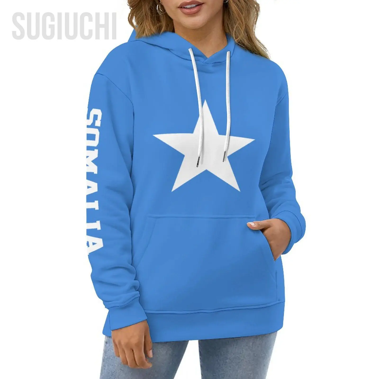 Unisex 3D Hoodie Somalia Flag Men Women Polyester Harajuku Sweatshirt Pullover Hoodies Casual Cool