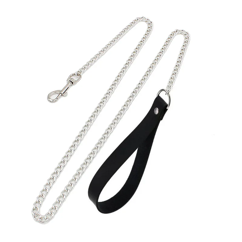 Lustige Punk Gothic Leine und Kragen BDSM Leder Choker Halskette Sklaven kragen mit einem Leinen Seil Cosplay Zubehör für Frauen