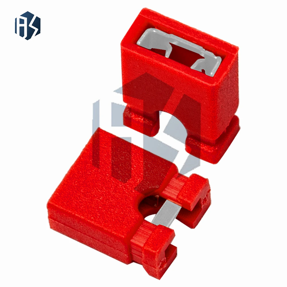 100 Pcs 2.54mm Pitch Jumper Shunts – For Pin Headers & PCB Short-Circuit Connections | Standard Caps