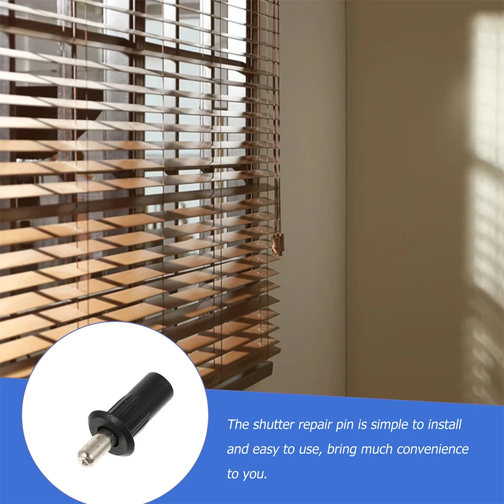 50pcs Furniture Connectors Shutter Repair Pins Pp Iron Material For Window Blinds Replacement Tools Durable Fasteners