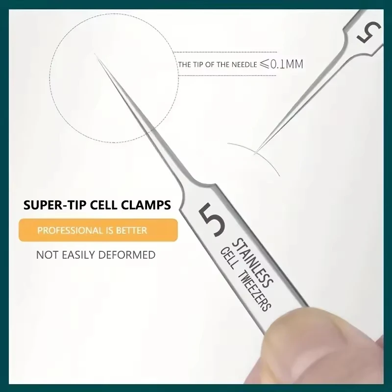 8PCS Rvs Acne Clip Set Comedondrukker Tool Comedo Extractor Puistje Popper Schoonheidssalon Acne Naald Gezichtsverzorging