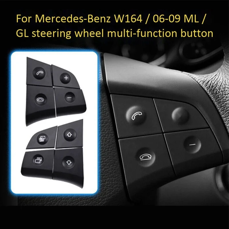 Car Multifunction Steering Wheel Control Switch Button For Mercedes Benz W164 W245 W251 ML GL B R Class