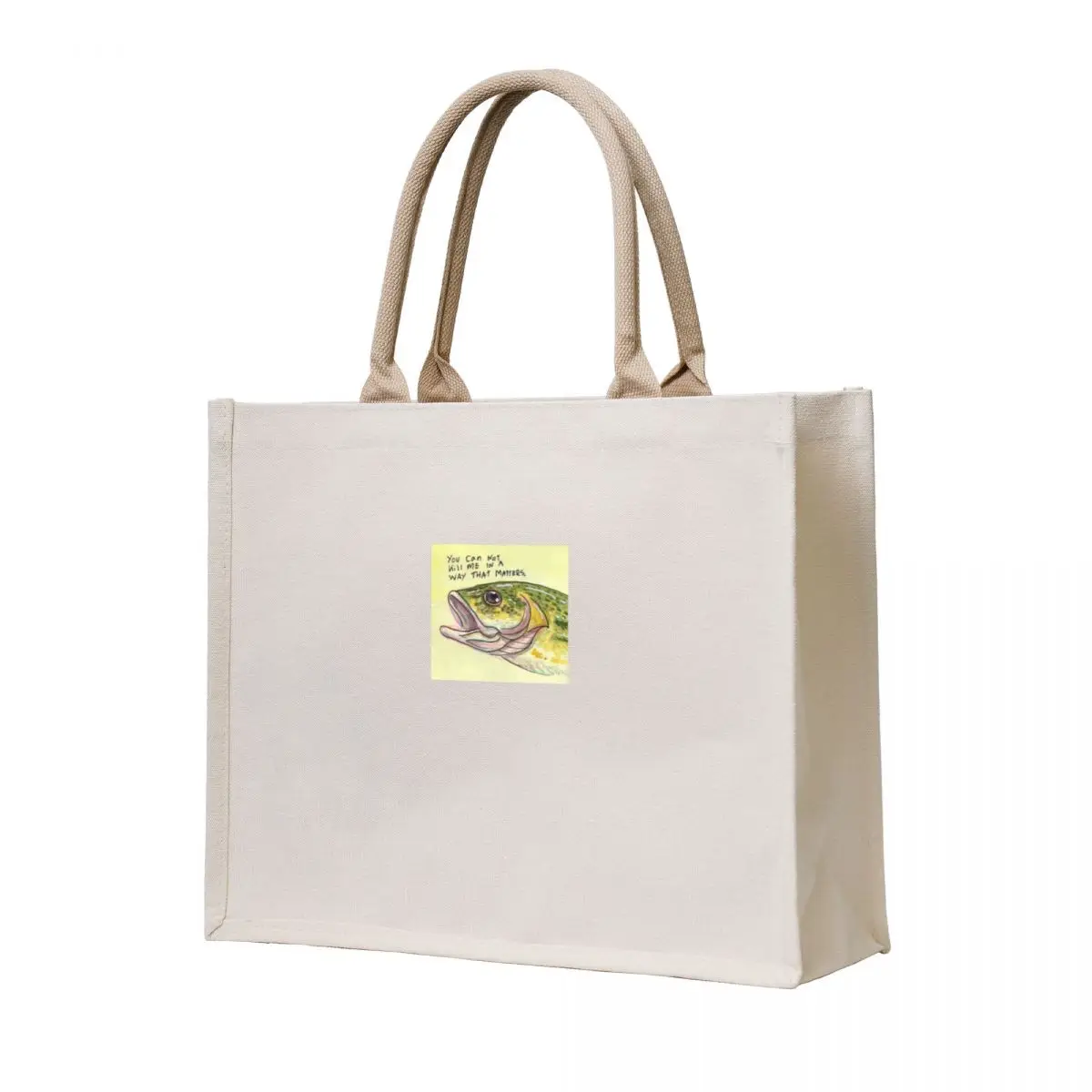

Existential Fish Tote Bag tote bags cloth bags Portable shopping bag Canvas bag for women hand ladies