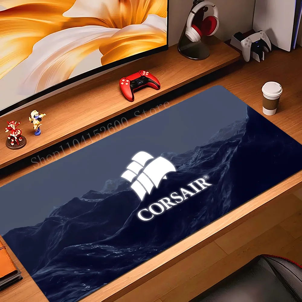 

C-CORSAIR Comtuper Mousepad Mouse Mat Desk Mat With Pad Gaming Accessories Prime Gaming XXL Keyboard Pad