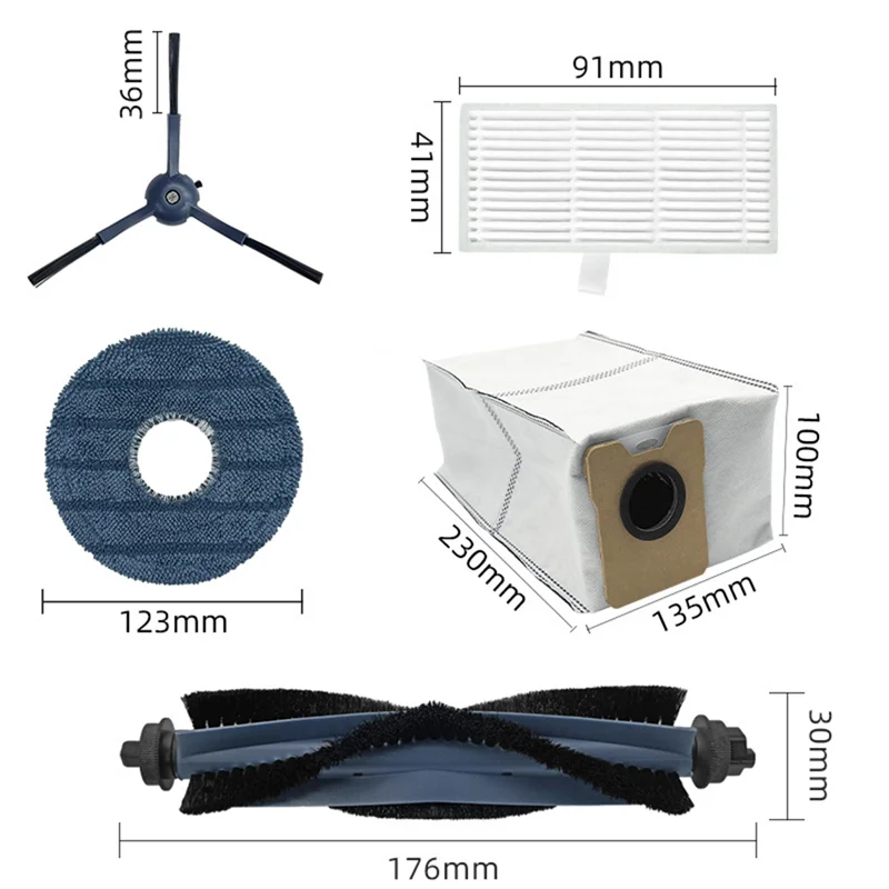 A01V-ل EUFY مكانس كهربائية للكنس الملحقات OMINI C20 مكانس كهربائية للكنس المواد الاستهلاكية مكانس كهربائية للكنس استبدال عدة